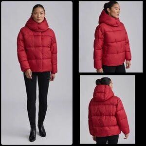 NWT Anthropologie NVLT Cire Wonder Puffer in Scarlett Red Size S